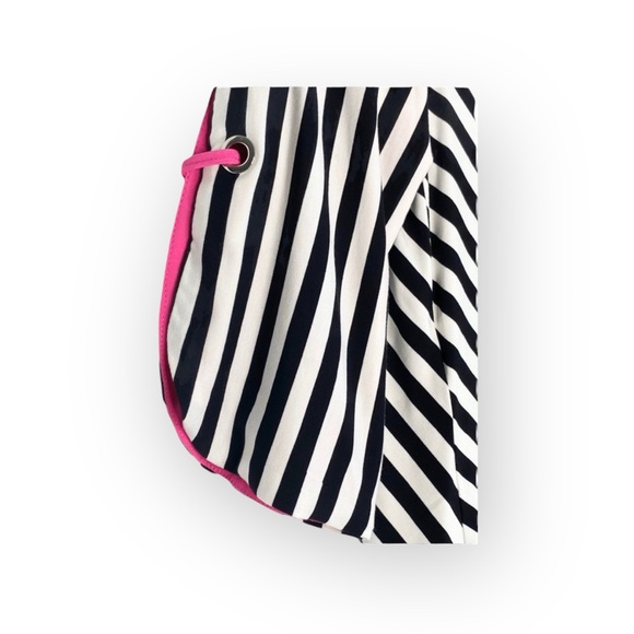 Joseph Ribkoff ✈︎ Nautical Inspired Striped Top Blouse ✈︎ Neon Pink Detail ✈︎ 6 - Picture 9 of 17